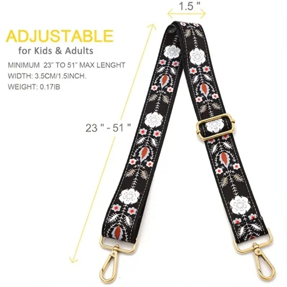 Wide Shoulder Strap Adjustable Sunflower. Give a new look to your bag - Picture 6 of 10